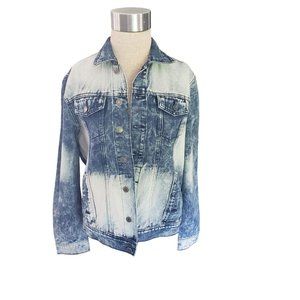 Men's GS 115 Premium Denim Jacket Size M Bleached Blue